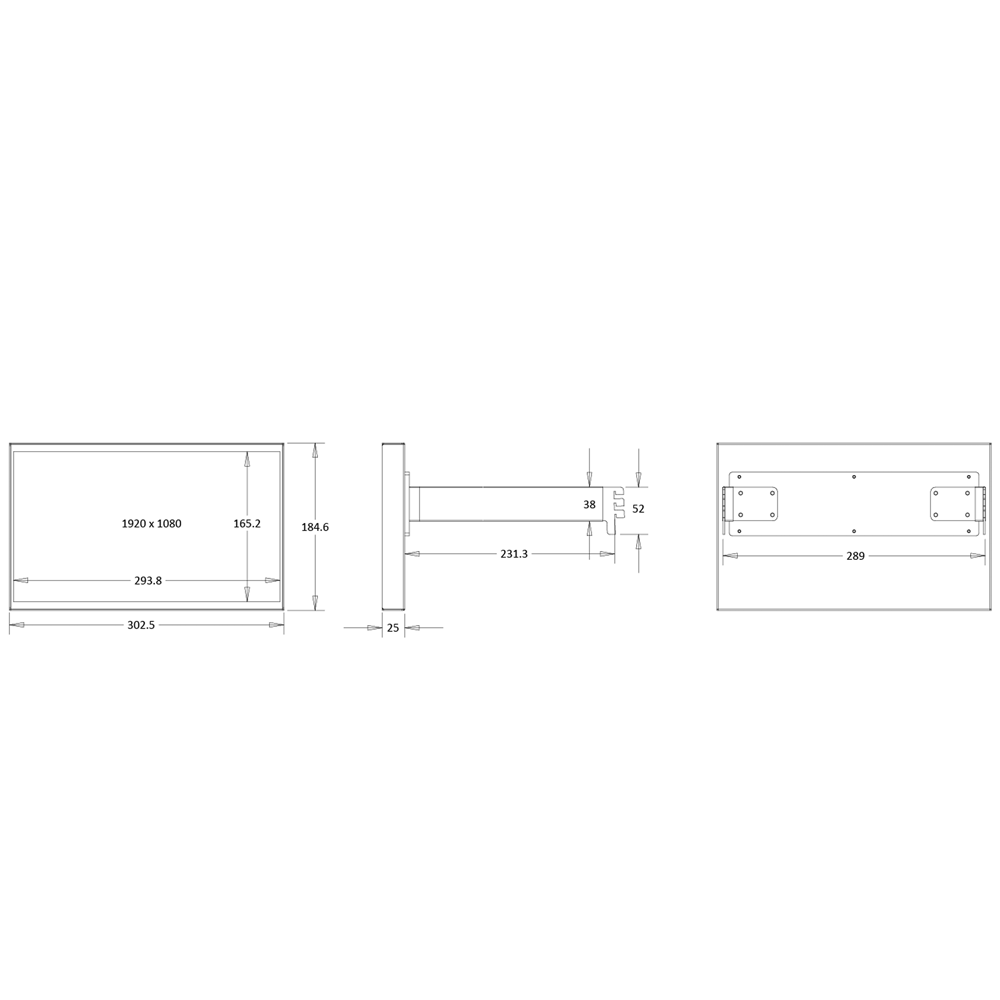 inVolt 13.3" power wall advertisement display - SIT