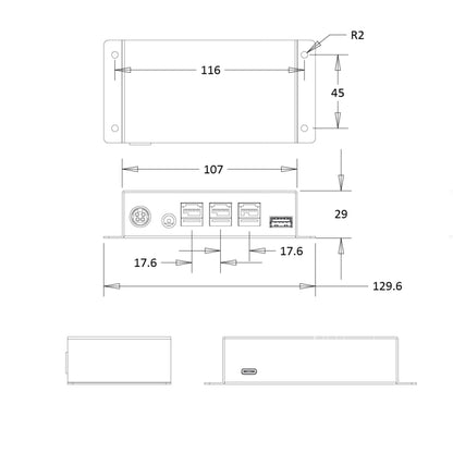 Hub 3 Port
